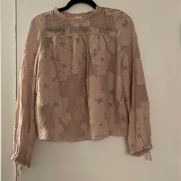 Pink floral Wilfred blouse - Picture 1 of 3